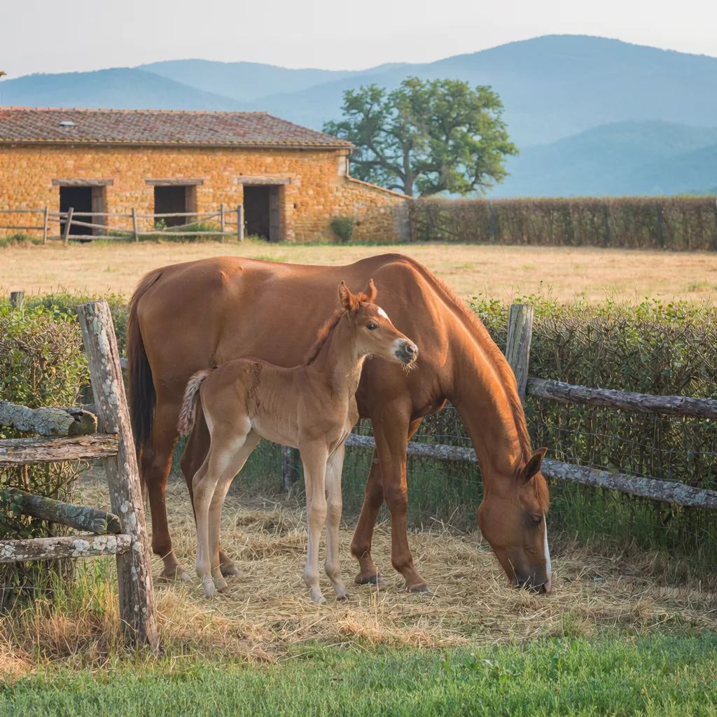Élevage de chevaux, Le Domaine de Manissole, Quincieu
