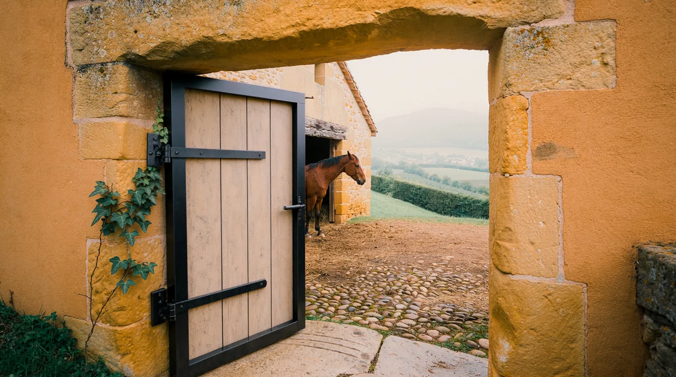 Entrée, Le Domaine de Manissole, centre équestre à Quincieu